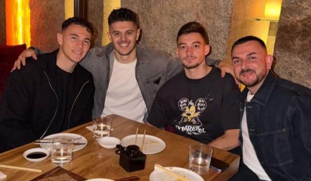 Asslani, Rashica ve Mu&ccedil;i akşam yemeğinde