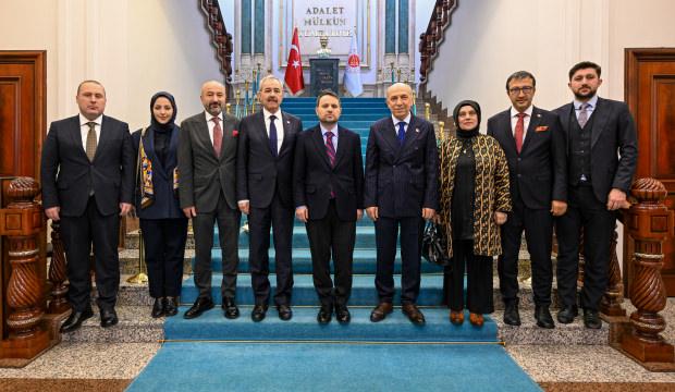 Bakan G&uuml;rlek, İstanbul 2 No'lu Barosu Başkanı Şamlı'yı kabul etti