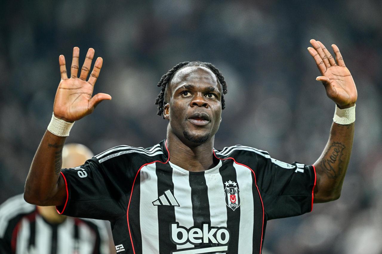 Trendyol Süper Lig'in 23. haftasında Beşiktaş ile Göztepe takımları Tüpraş Stadı'nda karşılaştı. Beşiktaş oyuncusu Junior Olaitan attığı golün ardından sevinç yaşadı.