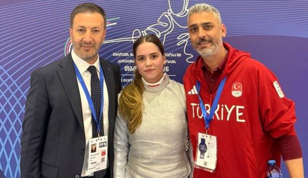 G&uuml;rcistan'da zafer bizim! Milli sporcumuzdan altın madalya