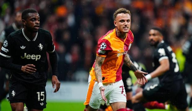 Juve'ye tarihe ge&ccedil;en Aslan pen&ccedil;esi! Galatasaray iz bıraktı