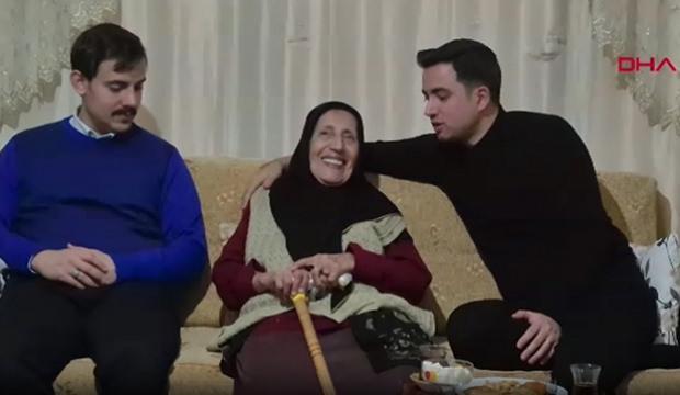 Kaymakam G&uuml;zel'den 97 yaşındaki Neriman nineye anlamlı iftar ziyareti