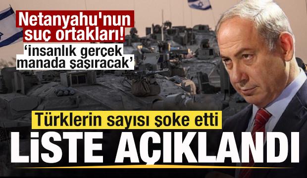 Netanyahu'nun su&ccedil; ortakları! Asker listesi yayınlandı! T&uuml;rklerin sayısı şoke etti