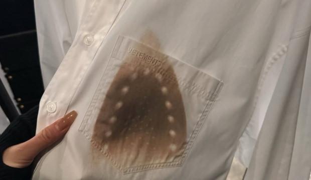 &Uuml;t&uuml; yanığı baskılı g&ouml;mleğin fiyatı şaşkına &ccedil;evirdi