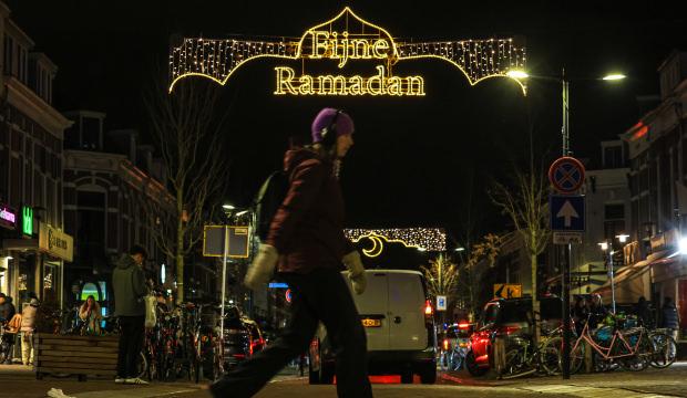 Utrecht sokaklarında ramazan ayı hazırlığı