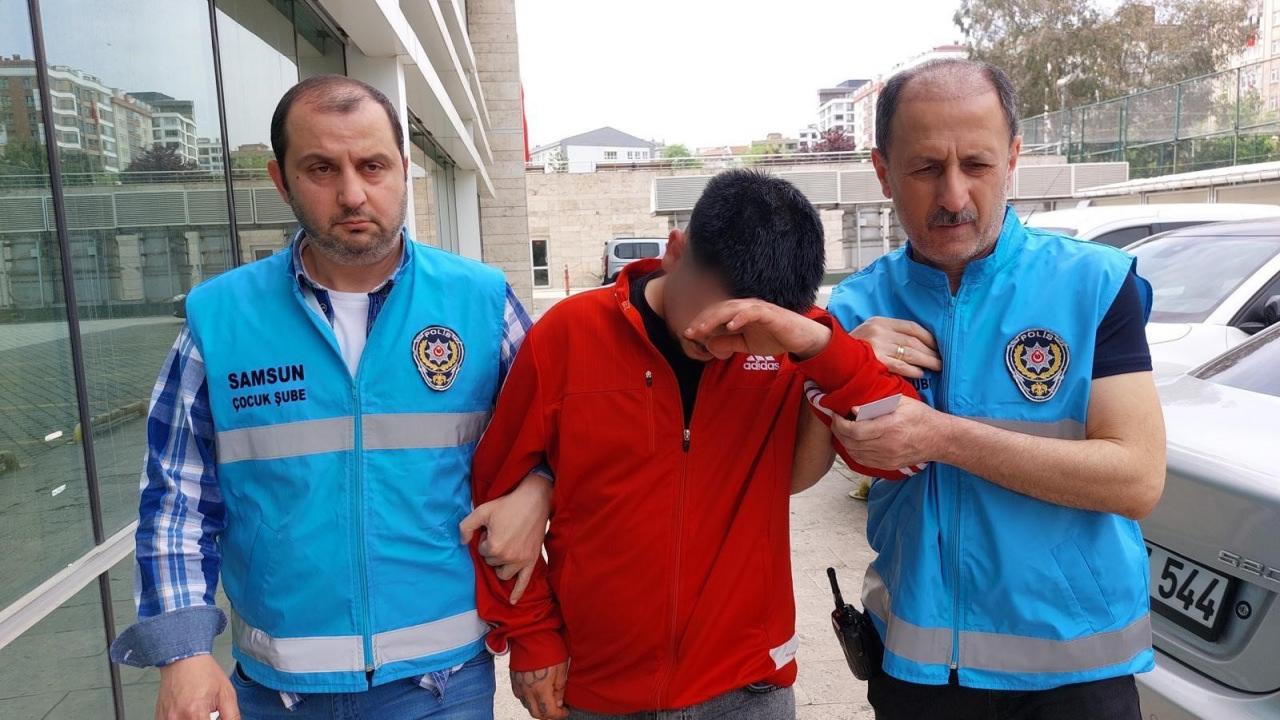  9 suç kaydı bulunan 17 yaşındaki B.K.E.Ü.