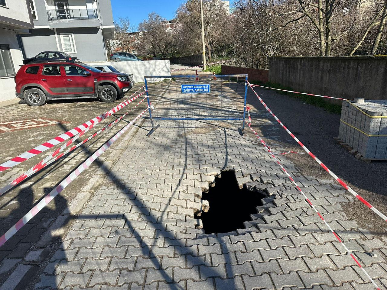 Olay yerinde güvenlik önlemleri alındı.