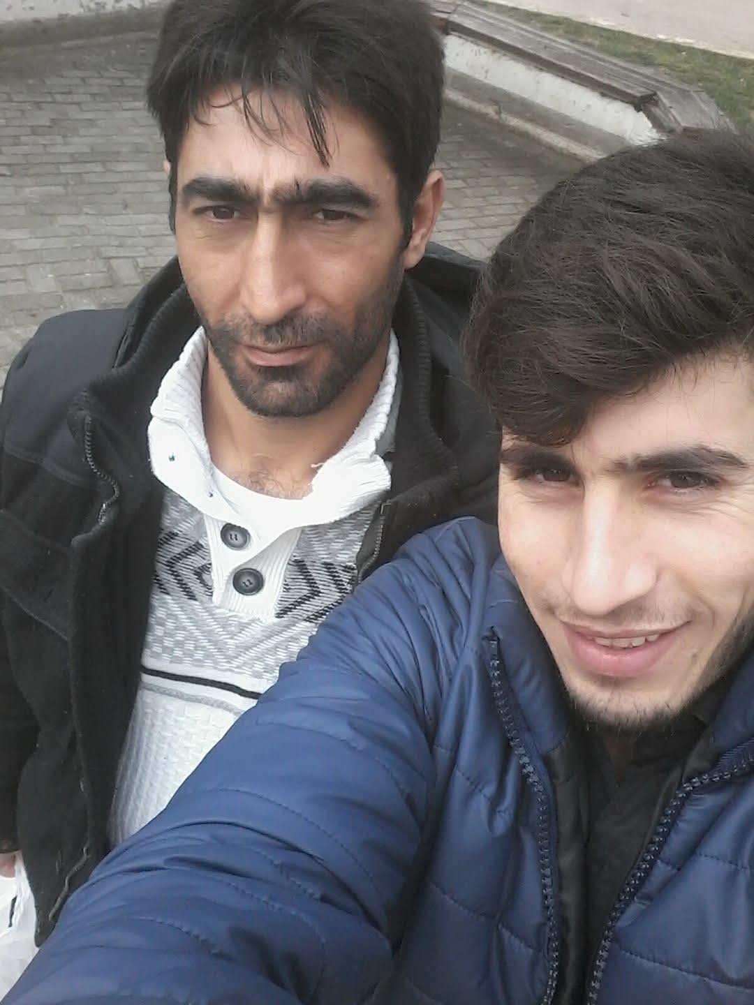 Sabahattin Nazlıcan ve saldırganın 2017 yılında çektirdikleri fotoğraf. 