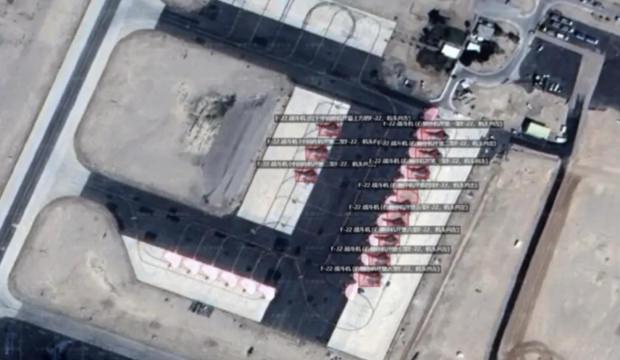 &Ccedil;in g&ouml;r&uuml;nt&uuml;leri sızdırdı: ABD savaş u&ccedil;aklarını İsrail'e konuşlandırdı!