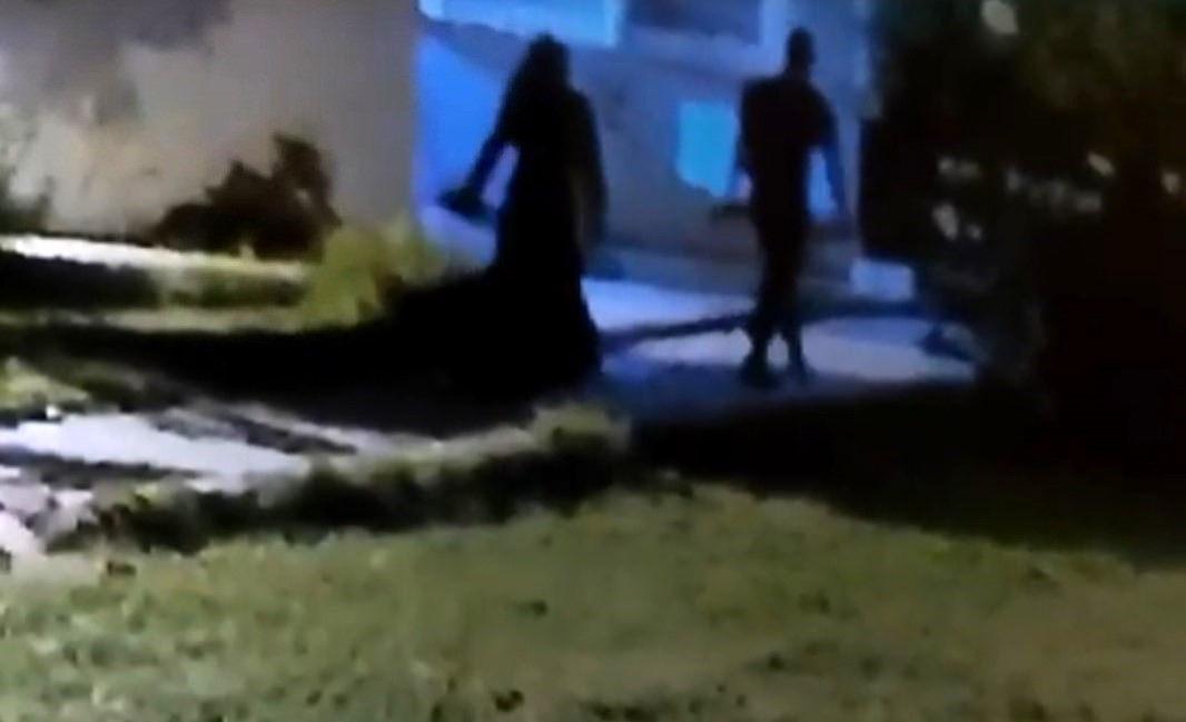 Hanım Biçer ve  Hızır Çelik kameraya yansıdı. 