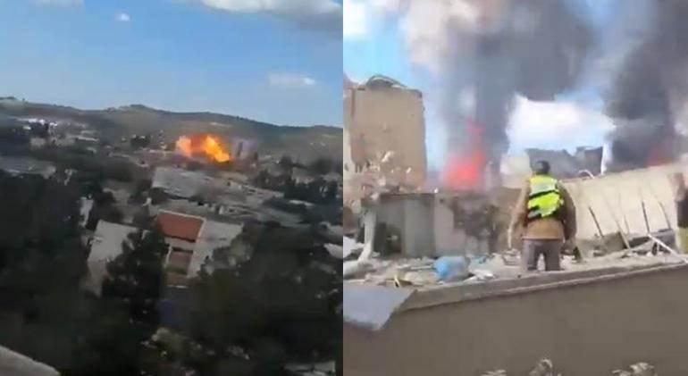 İran'dan İsrail'e füze yağmuru.