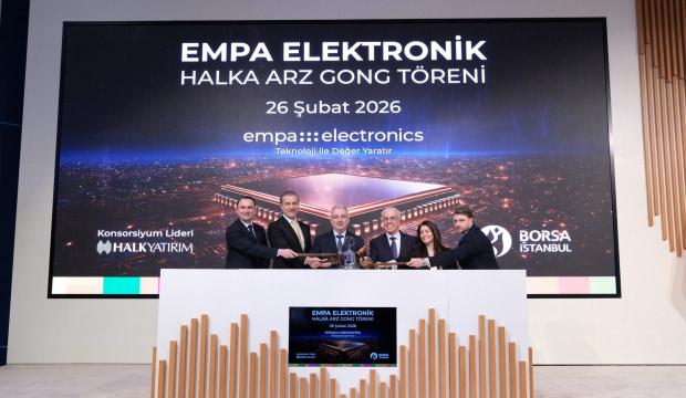 Borsa İstanbul&rsquo;da gong Empa Elektronik i&ccedil;in &ccedil;aldı!