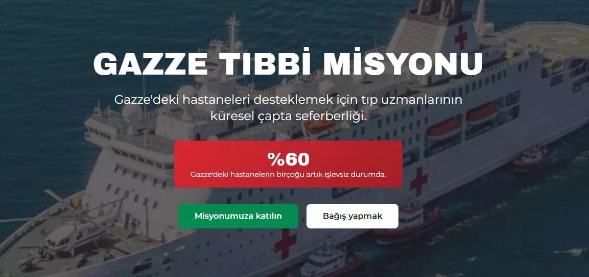 Gazze iççin küresel yardım seferberliği