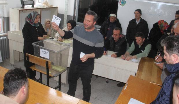 Konya'da yeni kurulan mahallede se&ccedil;im heyecanı