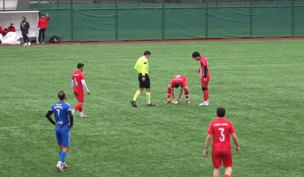 Ma&ccedil; esnasında top &ccedil;arpan martı kalp masajıyla hayata d&ouml;nd&uuml;