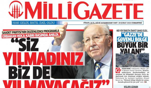 Milli Gazete&rsquo;de 28 Şubat k&ouml;rl&uuml;ğ&uuml;... Yine yok saydılar! Arayan bulamadı