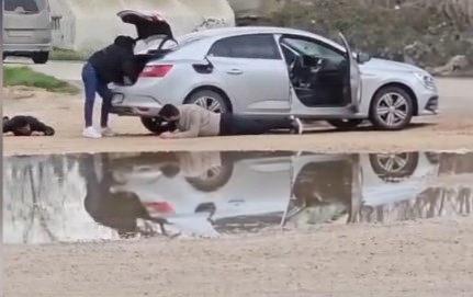 Sahte soygun planını şahıslar böyle uygulamıştı...