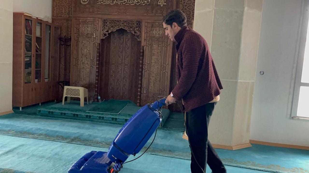 Camide çalışma başlatıldı. 