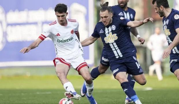 1. Lig ma&ccedil;ında galibiyete ilk yarıda uzandılar