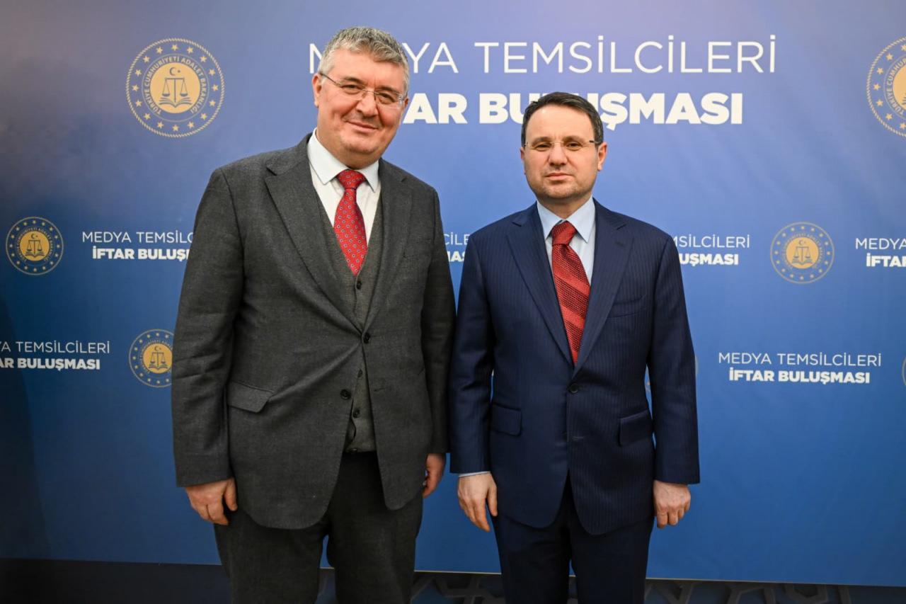 Kanal7 Genel Yayın Yönetmeni ve Haber7 yazarı Mehmet Acet ve Adalet Bakanı Akın Gürlek