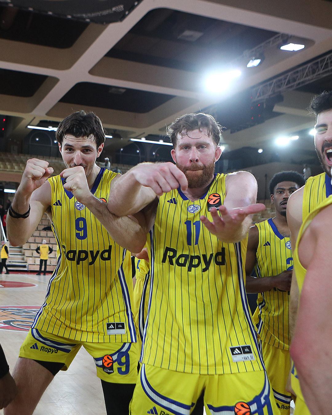 Maccabi Rapyd takımı oyuncuları