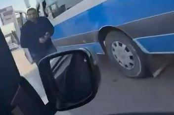 Sürücünün ehliyetine 2 ay süreyle el konuldu.