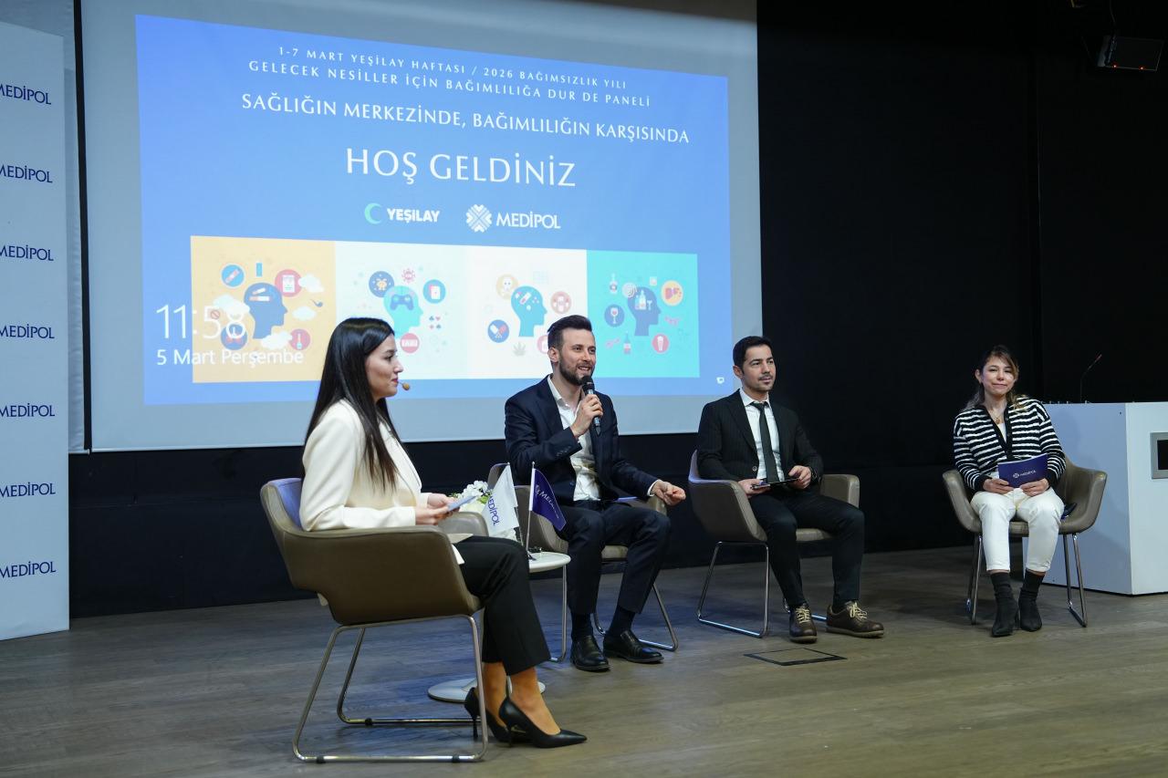 Panelde, bağımlılığa ilişkin konuşuldu.