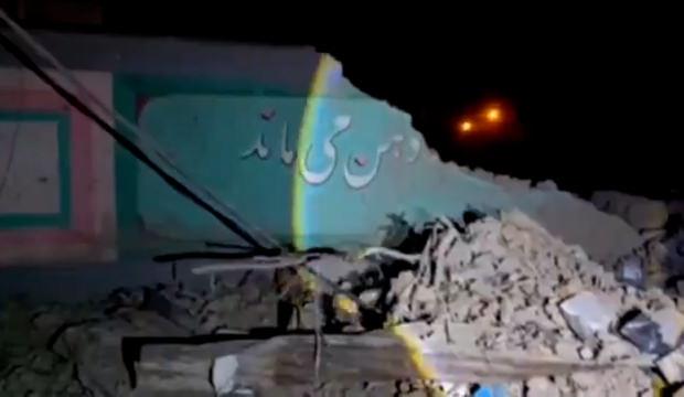 ABD ve İsrail'in 170 &ccedil;ocuğu katlettiği Al‑Hijab Kız Lisesi'nin son hali g&ouml;r&uuml;nt&uuml;lendi