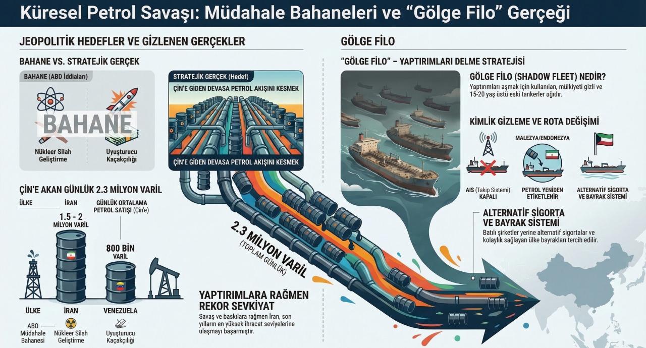 İran'ın yaptırımlara karşı kullandığı 'gölge filo' gerçeği