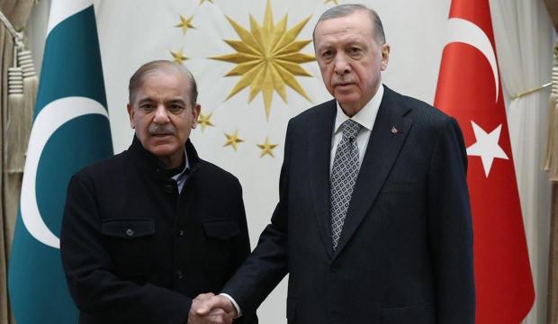 Cumhurbaşkanı Erdoğan, Pakistan Başbakanı Şerif ile g&ouml;r&uuml;şt&uuml;