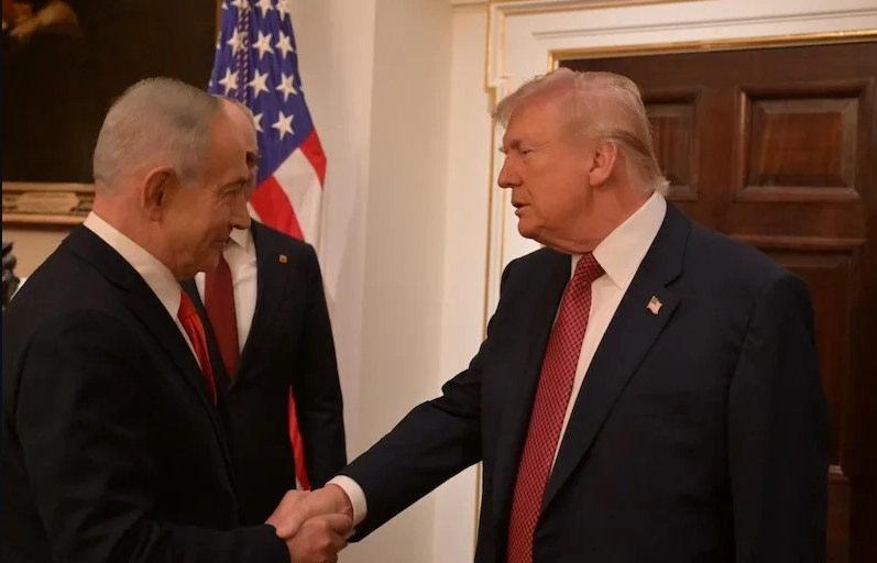 ABD Başkanı Donald Trump ve İsrail Başbakanı Binyamin Netanyahu Washington'da bir araya geldi.