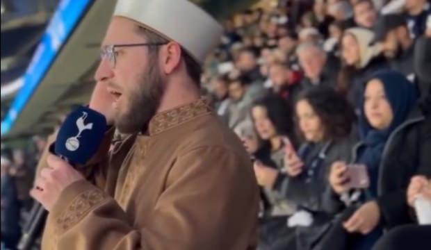 Tottenham'ın stadında iftar! Ezanı T&uuml;rk imam okudu