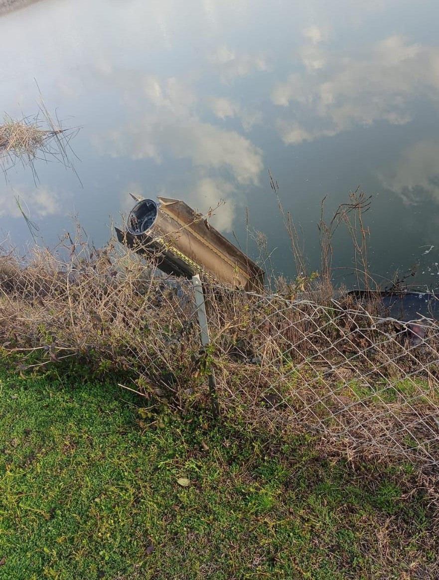 Düşürülen füze.