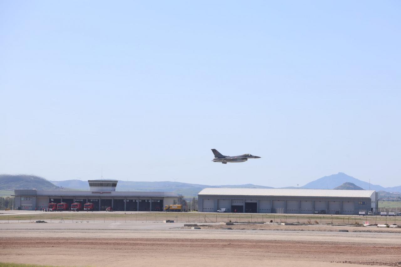 F-16'lar Kuzey Kıbrıs Türk Cumhuriyeti'ne (KKTC) konuşlandırıldı.