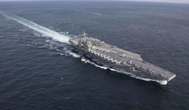 ABD&rsquo;nin meşhur savaş gemisi: USS Abraham Lincoln! İran vurduk dedi haber kesildi