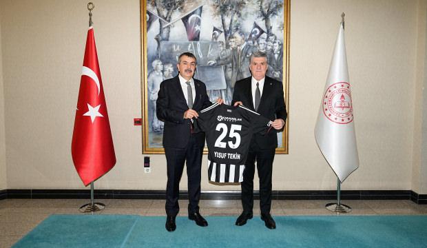Beşiktaş'tan Ankara ziyareti! Serdal Adalı Bakan Tekin ve Bakan Şimşek'le g&ouml;r&uuml;şt&uuml;