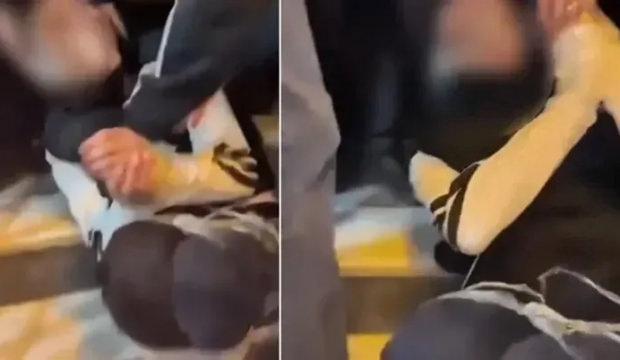 Fatih'te elleri ve ayakları bantlanarak akranları tarafından darp edildi