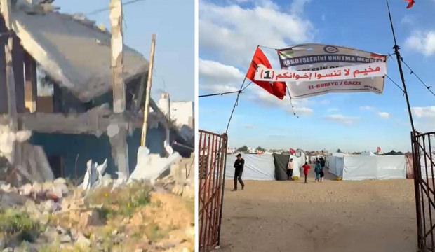 Gazze&rsquo;de kardeşlik &ccedil;adır kampına saldırı: Yaralananlar var