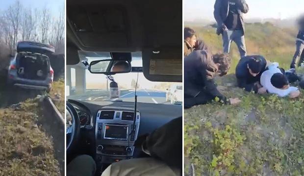 Kuzey Marmara'da nefes kesen kovalamaca kamerada