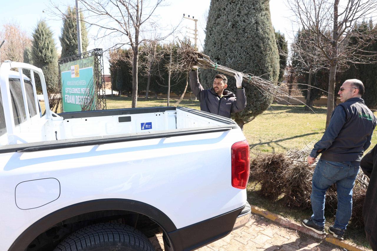 Fidanlar Nisan ayı kapsamında da dağıtılacak.