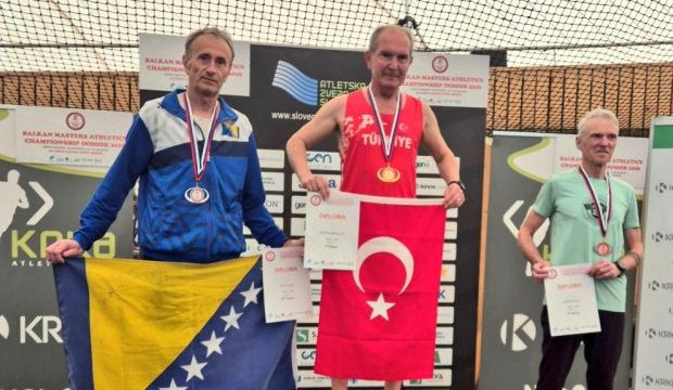 65 yaşındaki T&uuml;rk sporcu iki g&uuml;nde 3 altın madalya kazandı
