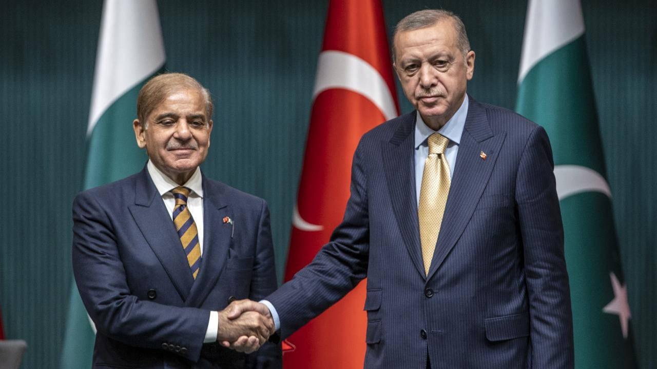 Cumhurbaşkanı Erdoğan-Pakistan Başbakanı Şerif 