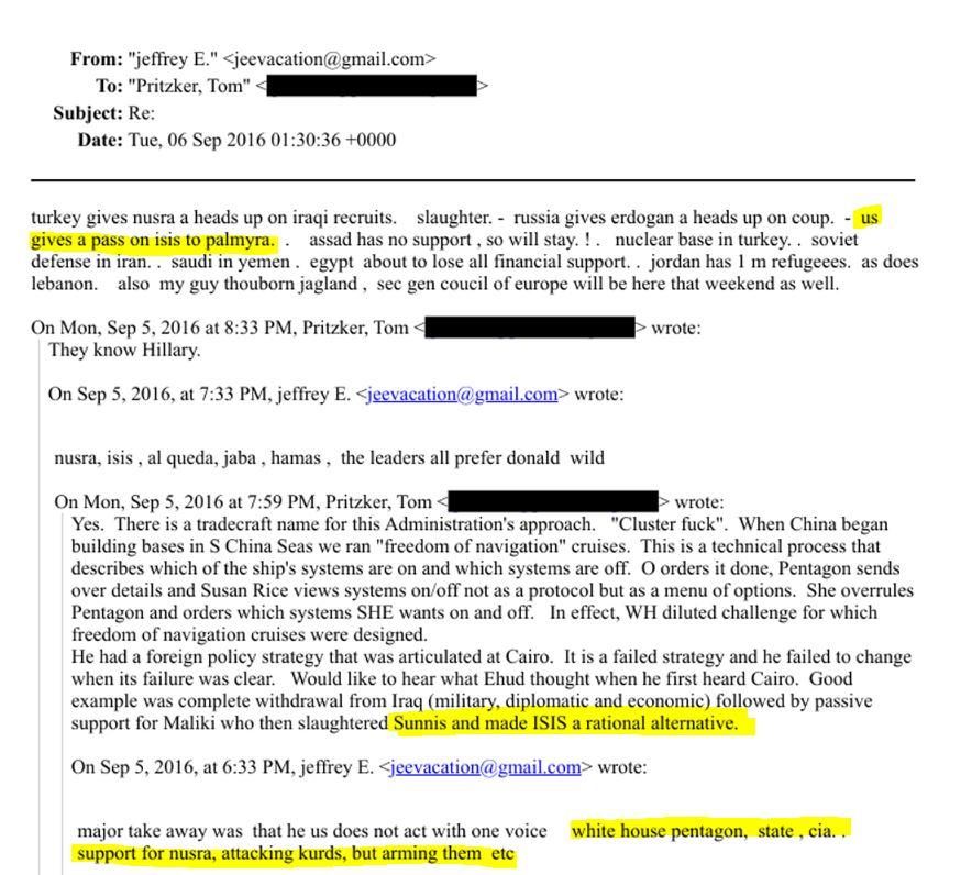 Epstein dosyalarında yer alan DEAŞ detayları