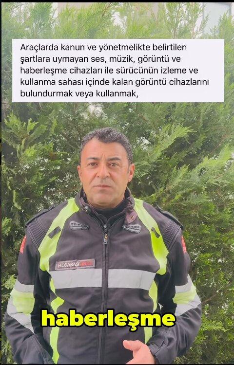 Motorlu trafik polisi Hüseyin Odabaşı