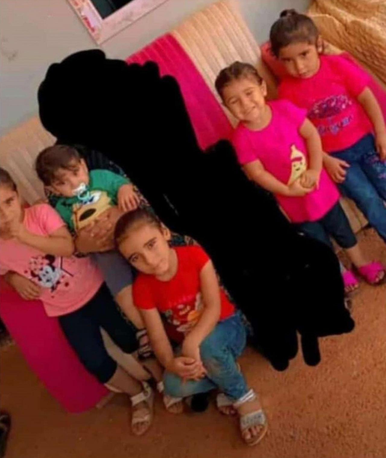 Konteyner yangınında hayatını kaybeden anne ve çocuklar.