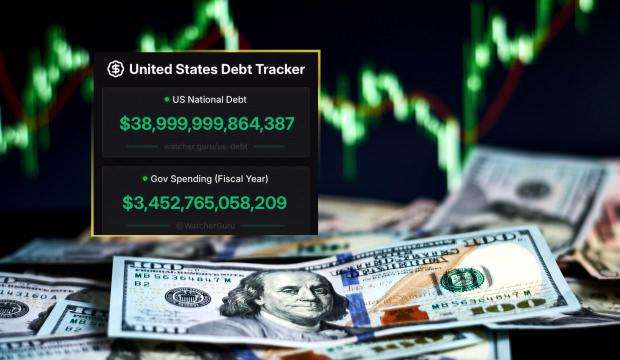 ABD batıyor! Tarihte bir ilk: Ulusal bor&ccedil; 39 trilyon dolara &ccedil;ıkarak rekor kırdı
