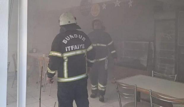 Burdur&rsquo;da pide salonunda doğal gaz patlaması: 1 yaralı