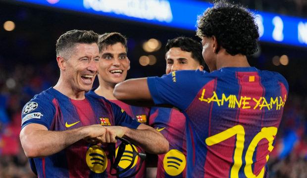 Devler Ligi'nde 9 goll&uuml; d&uuml;ello! Barcelona rakibini ezdi ge&ccedil;ti