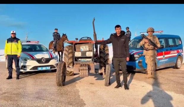 Muğla'da 21 yıl &ouml;nce &ccedil;alınan trakt&ouml;r bulundu! Toruna teslim edildi 