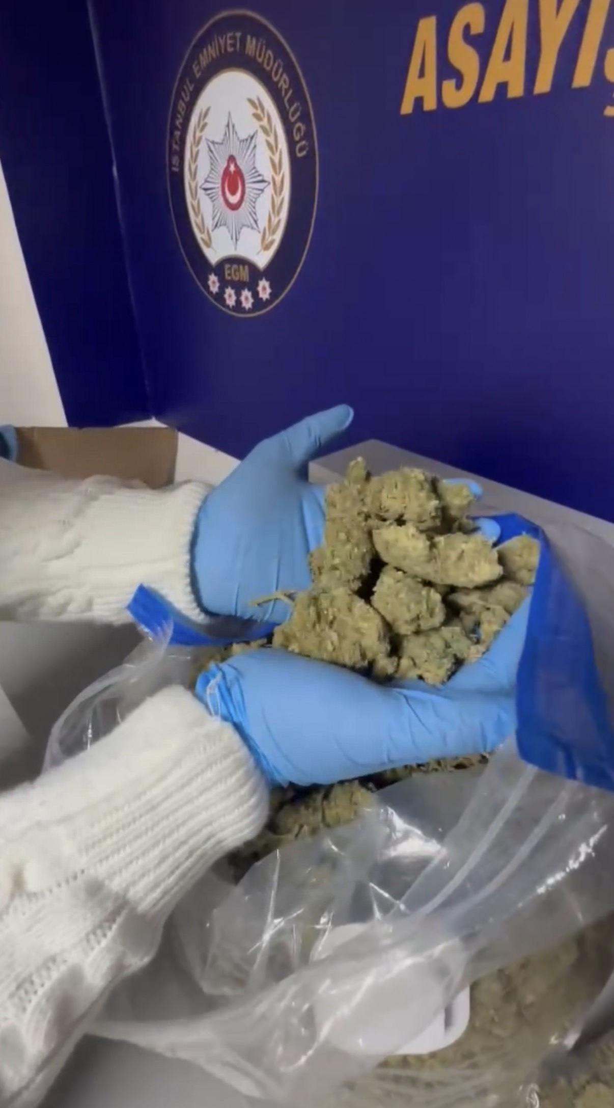 Ele geçirilen uyuşturucular